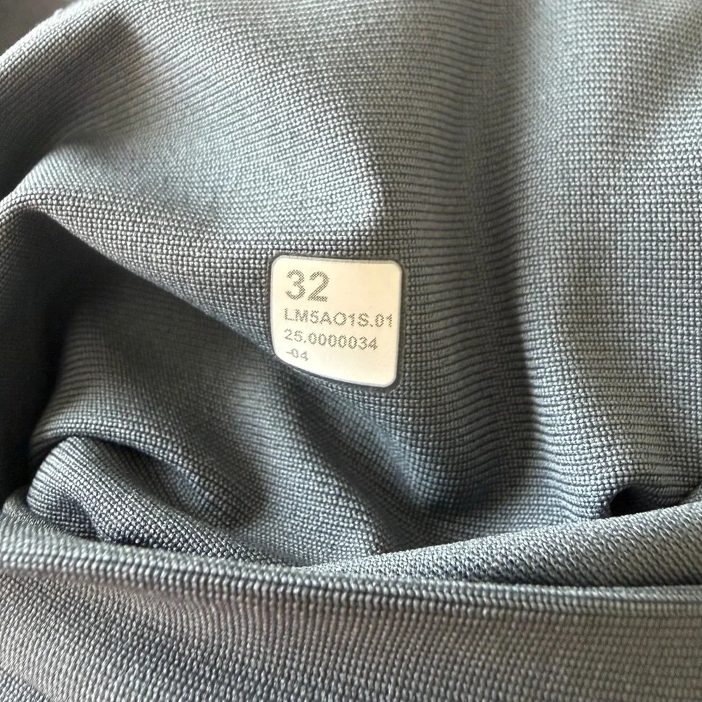 Lululemon ABC Pants 5 Pocket Warpstreme Men 32 Grey Tapered Tech Trouser Golf